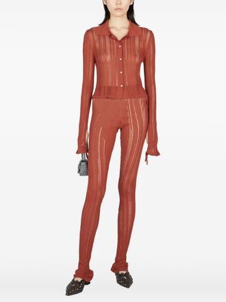 Marco Rambaldi long-sleeved shirt - Brown