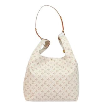 Louis Vuitton Tweedehands Canvas Louis Vuitton tassen - Dames - Pre-owned - Wit - Maat: ONE Size