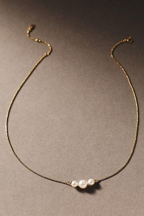 Nadri Bianca Tri-Pearl Necklace