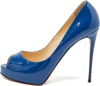 Christian Louboutin Pumps Prive a punta aperta - Blu