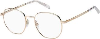 Marc Jacobs Octagonal Metal Frame Eyeglasses - Gold