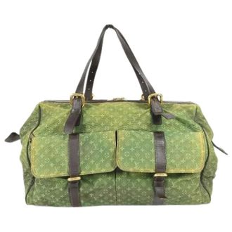 Louis Vuitton Vintage, unisex, Groen, ONE Size, Pre-owned Weekendtas
