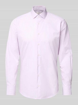 Christian Berg Regular fit Businesshemd in Premiumqualität mit Kentkragen in Hellrosa, Größe 39/40