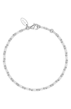 Lafonn Charlene Chain Bracelet in Silver at Nordstrom, Size 7.25