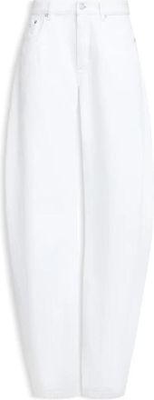 Alaia Ronde Denim Broek - Dames - Loose Fit Jeans - Wit - W26 - Denim - Jeans