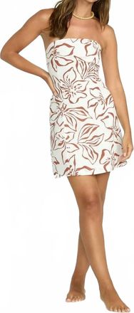 Billabong Bright Bloom Dress In Salt Crystal
