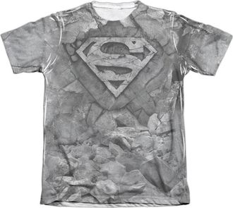 Gildan Superman Rock & Rumble Adult Poly/Cotton Short Sleeve Tee / T-Shirt
