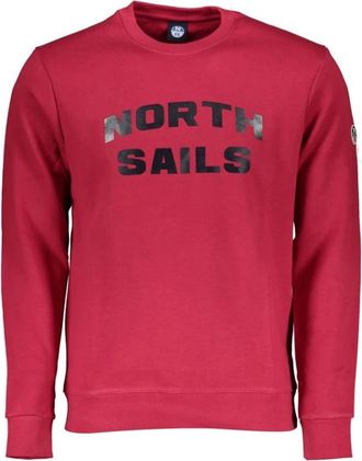 North Sails Hombre, Sudaderas, Rojo, Talla: S