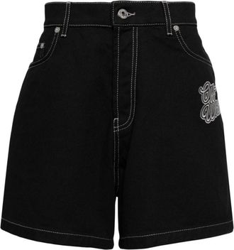 Off-white Black Logo Bermuda Shorts