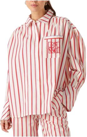 Refined Department Refined Department, Overhemden, Dames, Rood, L, Rode Lara Blouse, Elegant en veelzijdig