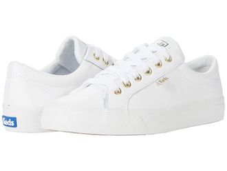 Keds Jump Kick Lace-Up Womens Shoes White/Gold : 5.5 B - Medium