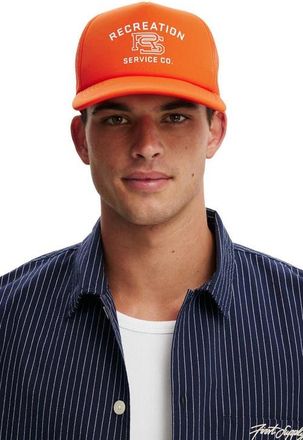 Cotton On Mens Trucker Hat in Orange Recreation at Nordstrom