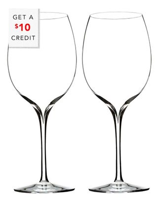 Waterford Set Of 2 Elegance Pinot Grigio Wine Glasseswith $10 Credit
