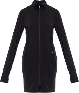 Yohji Yamamoto Lange Trui met Col - Dames - Korte kleedjes - Zwart - 2XS - Kleedjes