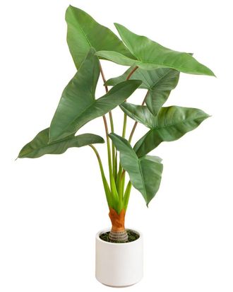 Nearly Natural 3.5ft Artificial Arrowhead Philodendron in Decorative Planter