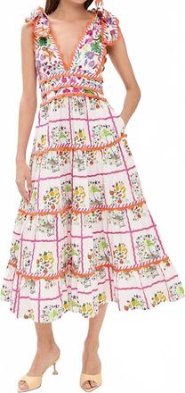 Celia B Chelili Dress In Multi