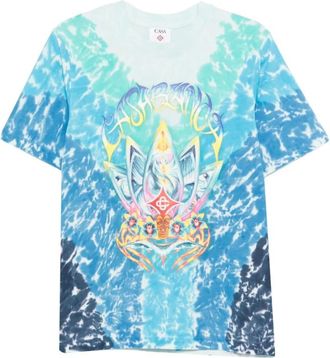 Casablanca T-shirt met ronde hals - Heren - T-shirts - Blauw - S - Katoen - Tops