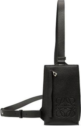 Loewe Pre-owned Cross Body Bags, female, Black, Size: ONE SIZE Pre-owned Leather Crossbody Bag