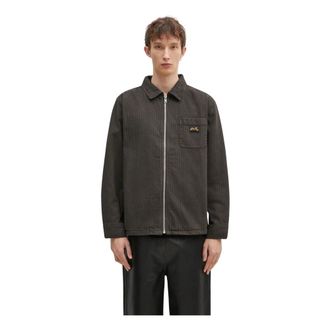 Stan Ray Jassen, Heren, Grijs, M, Katoen, Zip Shirt