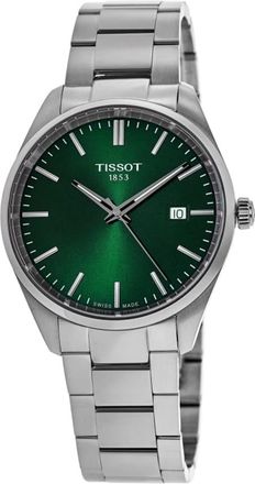 Tissot PR 100 Quartz 34mm Green Dial Steel Womens Watch T150.210.11.091.00
