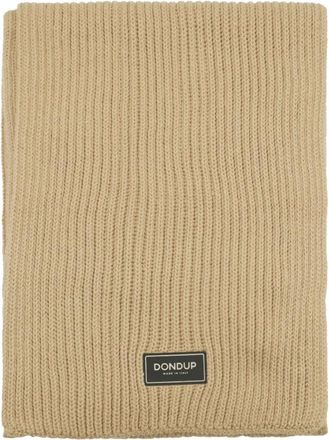 Dondup Technical Wool Scarf - unisex - Wintersjaals - Beige - ONE Size - Wol - Accessoires