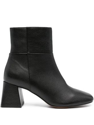 Geox 70mm Coronilla block-heel square-toe boots - Black