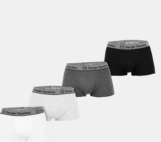 Sergio Tacchini Mens 4 Pack Plain Design Boxer Brief - Multi - Size: 37/36/32