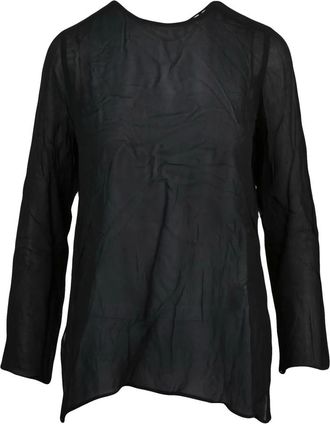 Marella Mostra in Voile - Dames - Blouses & Shirts - Zwart - Maat: L Voile