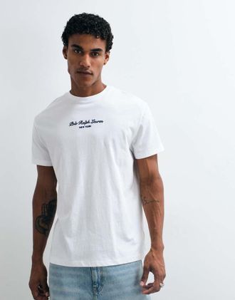 Polo Ralph Lauren T-shirt classic fit con stampa NY bianca-Bianco