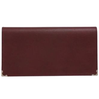 Cartier Pre-owned Long wallet (bi-fold) - unisex - Cartier Vintage - Vintage Wallets - Red - ONE SIZE - Pre-owned