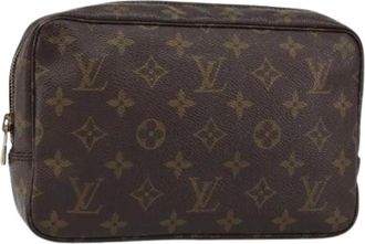 Louis Vuitton Pre-owned Clutches, female, Brown, Size: ONE SIZE Pre-owned Vintage Canvas Clutch