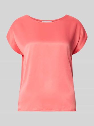 More & More More & More T-Shirt aus Viskose-Elasthan-Mix mit Rundhalsausschnitt in Pink, Gr&ouml;&szlig;e 34