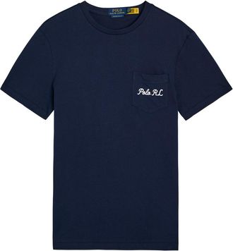 Polo Ralph Lauren Golf Bear-print Cotton T-shirt - Navy - XL