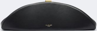 MUGLER Lua leather clutch