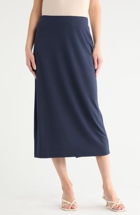 Vince Pull-On Midi Skirt in Navy at Nordstrom Rack, Size X-Small