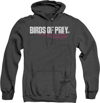 Gildan Birds Of Prey Horizontal Logo Adult Heather Hoodie / Hooded Sweatshirt