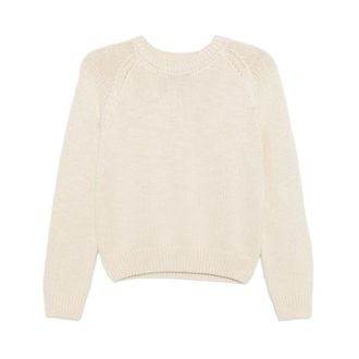 Filson Round-neck Knitwear, female, Beige, Size: S Cotton Sweater