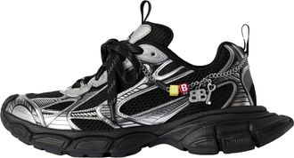 Balenciaga (WMNS) Balenciaga 3XL Sneaker With Charms Black Silver 734731W3XCW1000