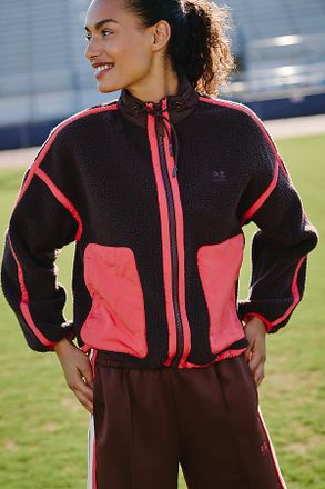 P.E Nation Lennon Faux-Shearling Zip-Up Jacket