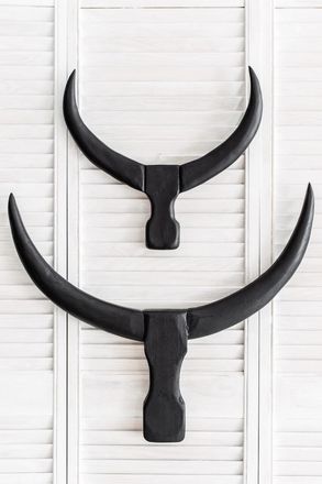 OEM Decoraci&oacute;n De Pared Con Cuernos De Toro L