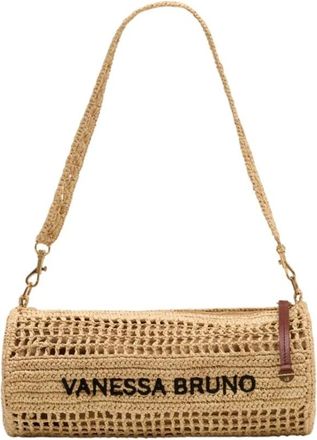 Vanessa Bruno Shoulder Bags, female, Beige, Size: ONE SIZE Bowling Bag