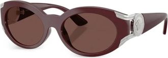 Versace Ve 4503U Zonnebrillen - Dames - Zonnebrillen - Rood - 55 MM - Accessoires