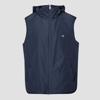 GANT Mens Light Padded Vest in Blue