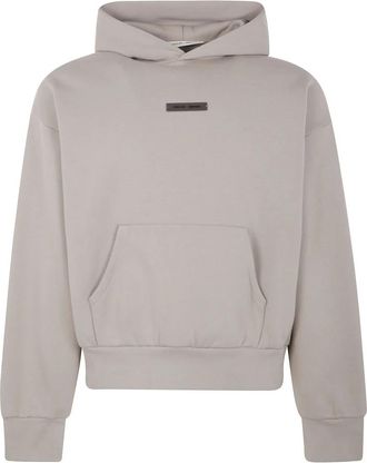 Fear of God Comfortabele Fleece Hoodie - Heren - Hoodies - Beige - L - Hoodies & sweatvesten