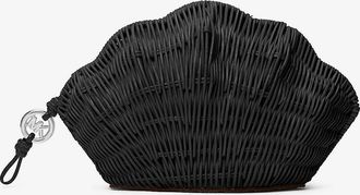 Michael Kors Shelly Rattan Clutch