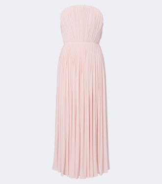 Magda Butrym Pleated bustier cocktail dress