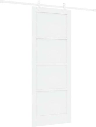 vidaXL Puerta Corredera Manual Blanco 83 X 211 Cm Vidaxl