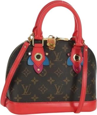 Louis Vuitton Pre-owned Alma BB Handtas - Dames - Vintage Mini Tas - Bruin - ONE Size - Leer - Vintage