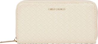 Carlo Colucci Carlo Colucci, Wallets & Cardholders, female, Beige, Size: ONE SIZE Woven Style Wallet