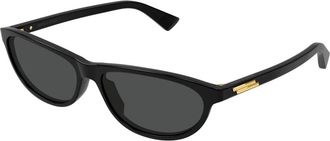 Bottega Veneta Cat-eye Zonnebril - unisex - Zonnebrillen - Zwart - 58 MM - Accessoires